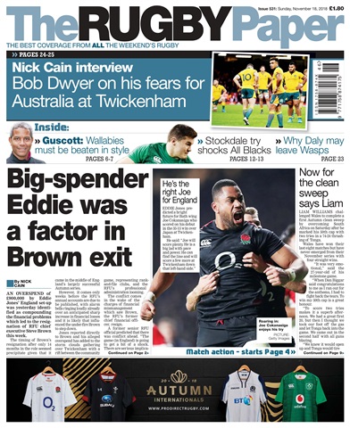 The Rugby Paper issue 18th November 2018