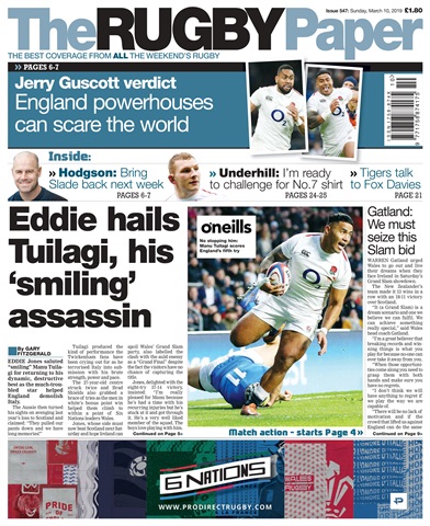 The Rugby Paper issue 10-Mar-2019