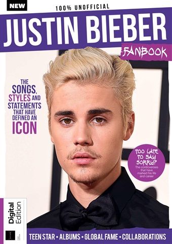 Music Magazine issue The Justin Bieber Fanbook First Edition