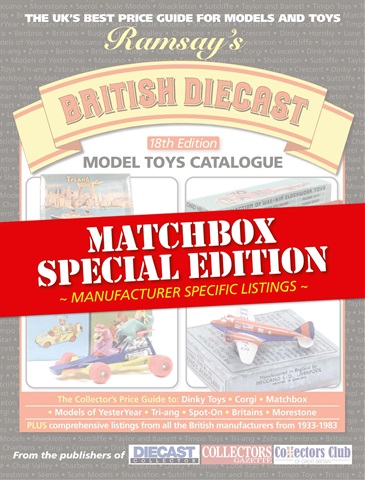 Ramsay's British Diecast Catalogue - Matchbox Edition issue Ramsay's British Diecast Catalogue - Matchbox Edition