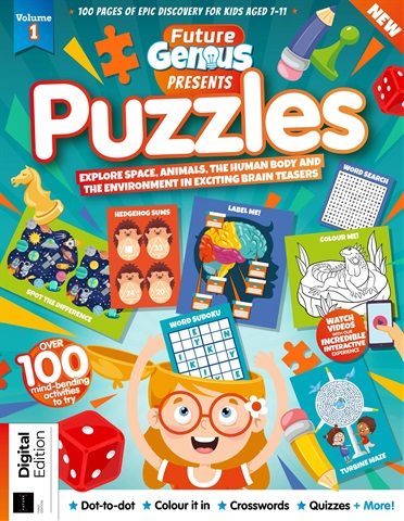 Future Genius: Puzzles Volume 1 Revised Edition issue Future Genius: Puzzles Volume 1 Revised Edition