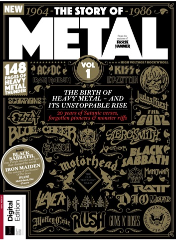 Music Magazine issue The Story of Metal Volume 1 Fifth Revised Edition
