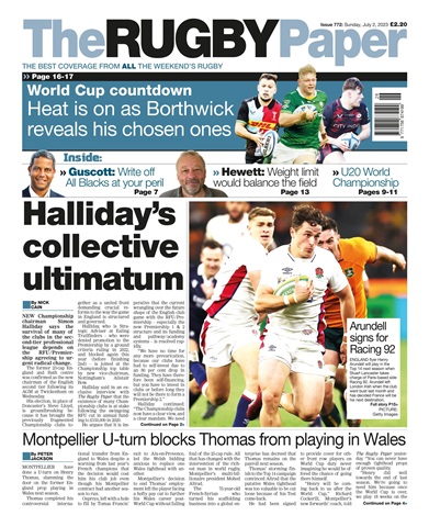 The Rugby Paper issue 2-Jul-2023