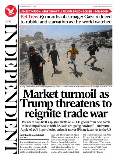 The Independent Daily Edition Newspaper issue 