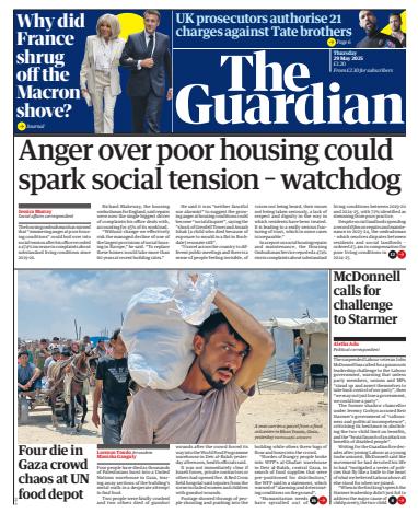 The Guardian Newspaper issue Thursday, 29 May 2025