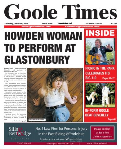 Goole Times issue June 5th 2025