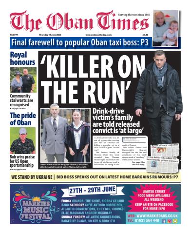 The Oban Times & Lochaber Times issue Thursday, June 19, 2025