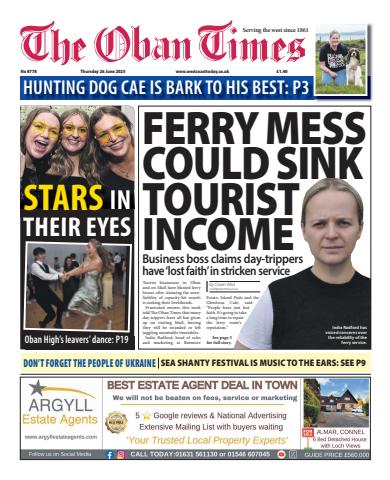 The Oban Times & Lochaber Times issue Thursday, June 26, 2025