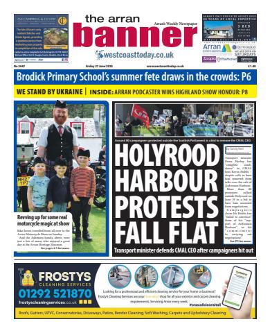 Arran Banner issue Friday, June 27, 2025