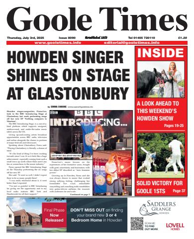 Goole Times issue July 3rd 2025