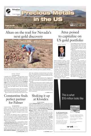 The Northern Miner issue Sample Issue