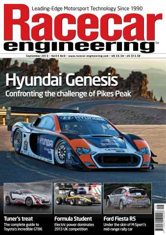 Racecar Engineering issue Racecar Engineering Sep 2013