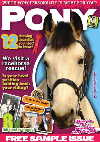 PONY magazine - FREE sample issue PONY magazine - FREE sample